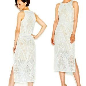 Bar III Bodycon Midi Ovarlay Dress Sz XS